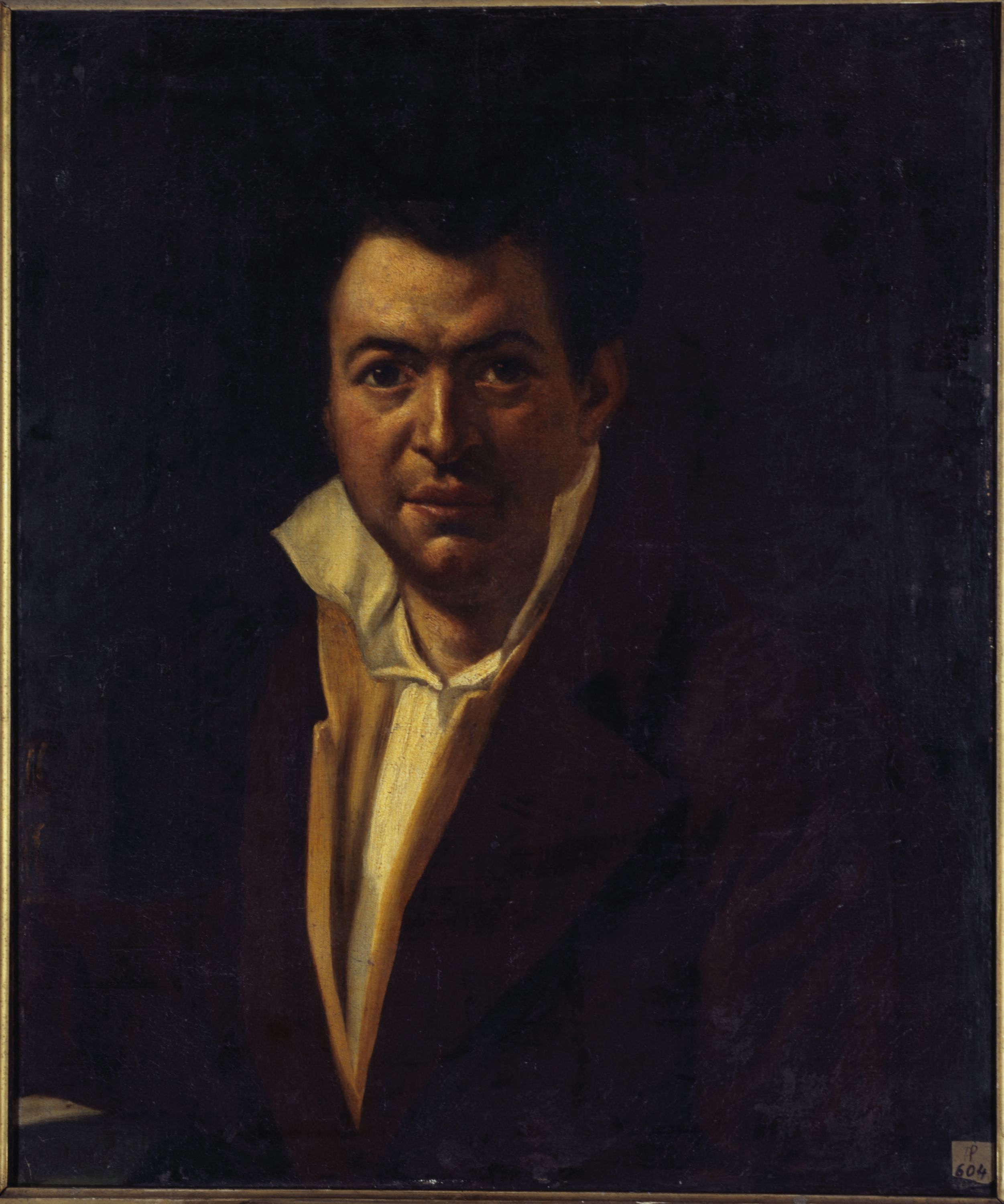 Jules David, Portrait d'Augustin Vizentini (1811-1891), acteur et directeur de théâtre