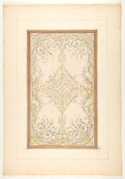 Jules-Edmond-Charles Lachaise, Design for a ceiling