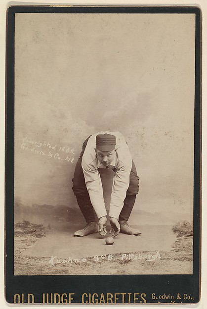 Goodwin & Company, Kuehne, 3rd Base, Pittsburgh, from the series Old Judge Cigarettes