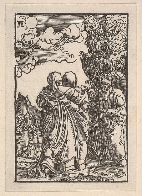 Albrecht Altdorfer, Visitation, from "The Fall and Salvation of Mankind Through the Life and Passion of Christ"