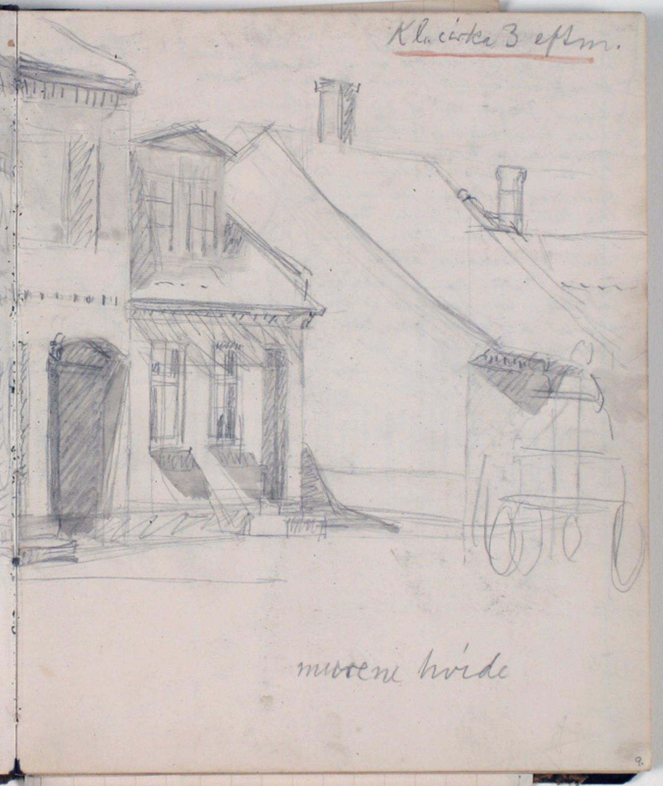 Niels Larsen Stevns, Studier af bygninger. Notater