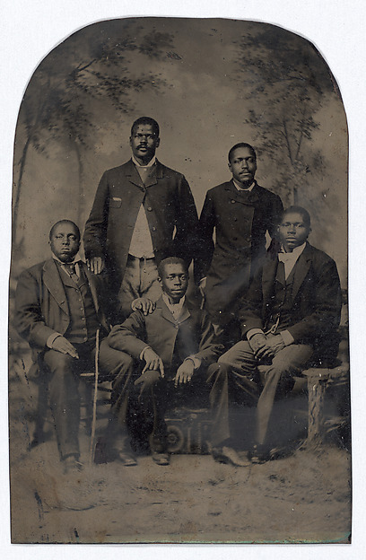 Unknown, [Group Portrait of Five Men]