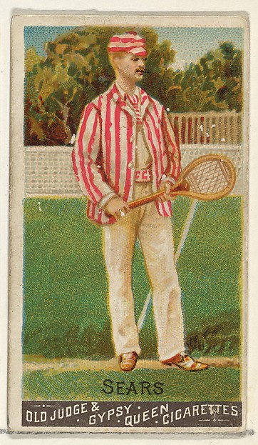 Goodwin & Company, Sears, Lawn Tennis, from the Goodwin Champion series for Old Judge and Gypsy Queen Cigarettes