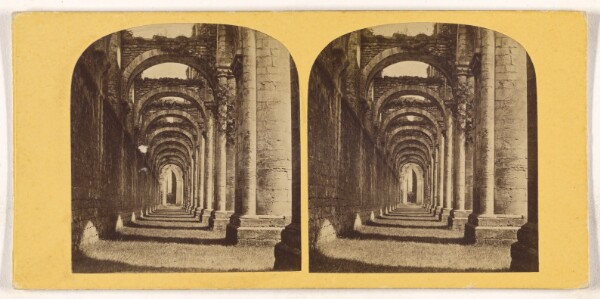 Unknown, Fountains Abbey, The North Aisle, looking East.