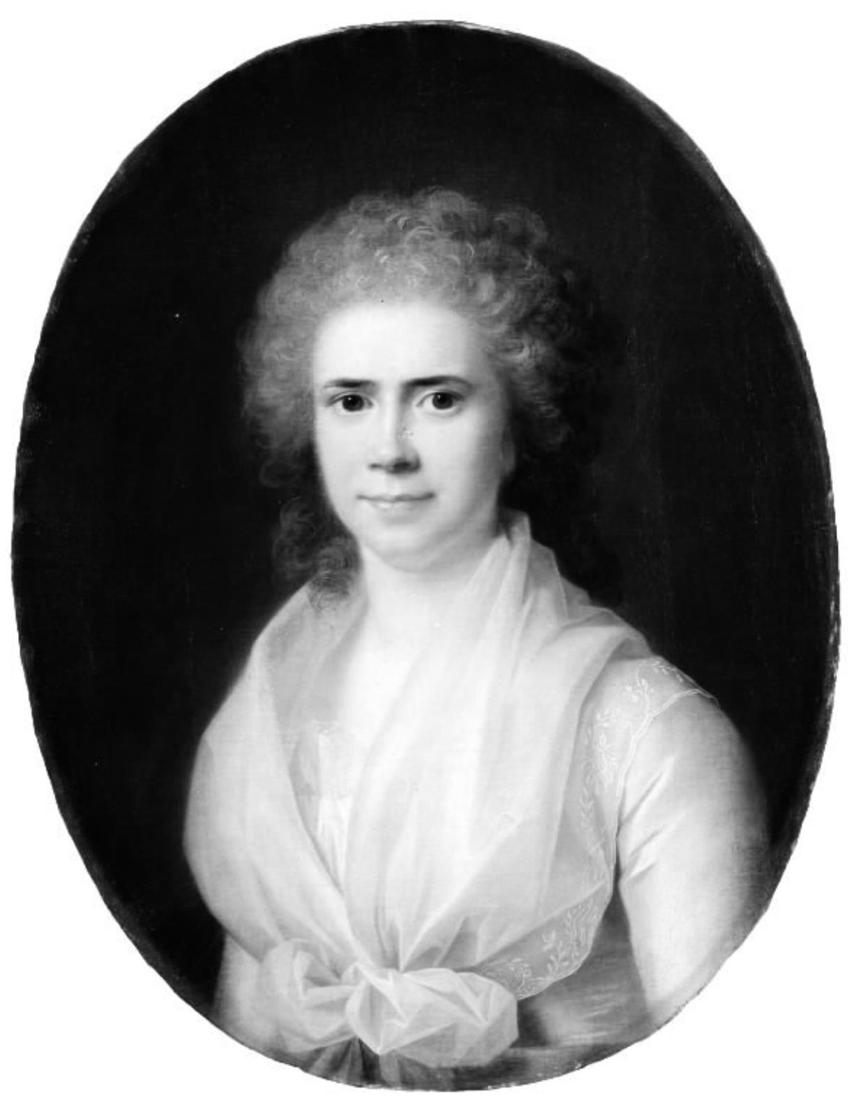 Jens Juel, Johanne Sophie de Coninck, f. Wleugel