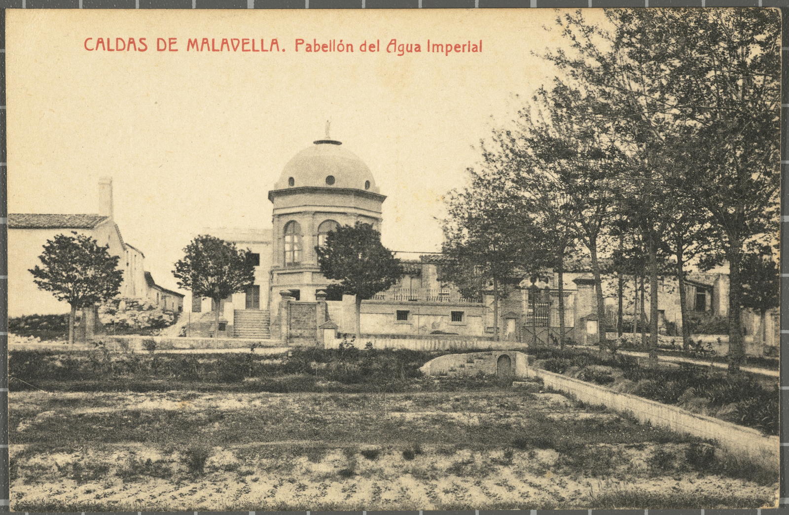 Josep Thomas Bigas, CALDAS DE MALAVELLA. Pabellon del Agua Imperial