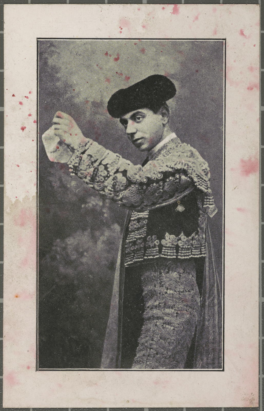 Desconegut, [Retrat de Josep Jou vestit de torero]
