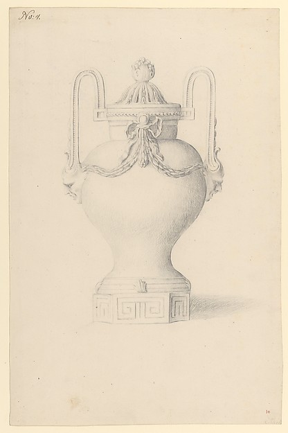 Anonymous, French, 18th century, Design for an Urn