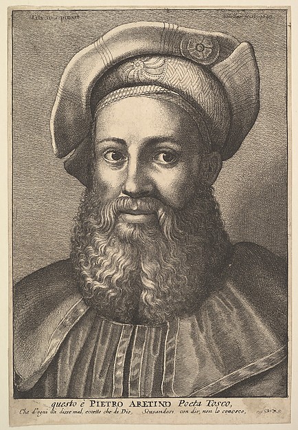 Wenceslaus Hollar, Pietro Aretino