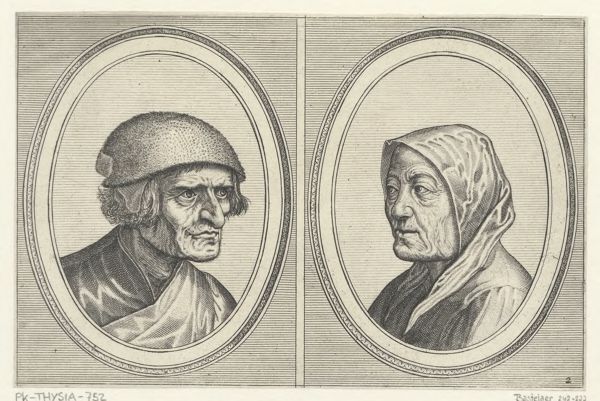 Doetechum, Johannes of Lucas van, (printmaker), Beleefde Goossen and Prijne Lecker-tants