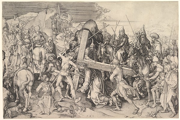 Martin Schongauer, Christ Carrying the Cross