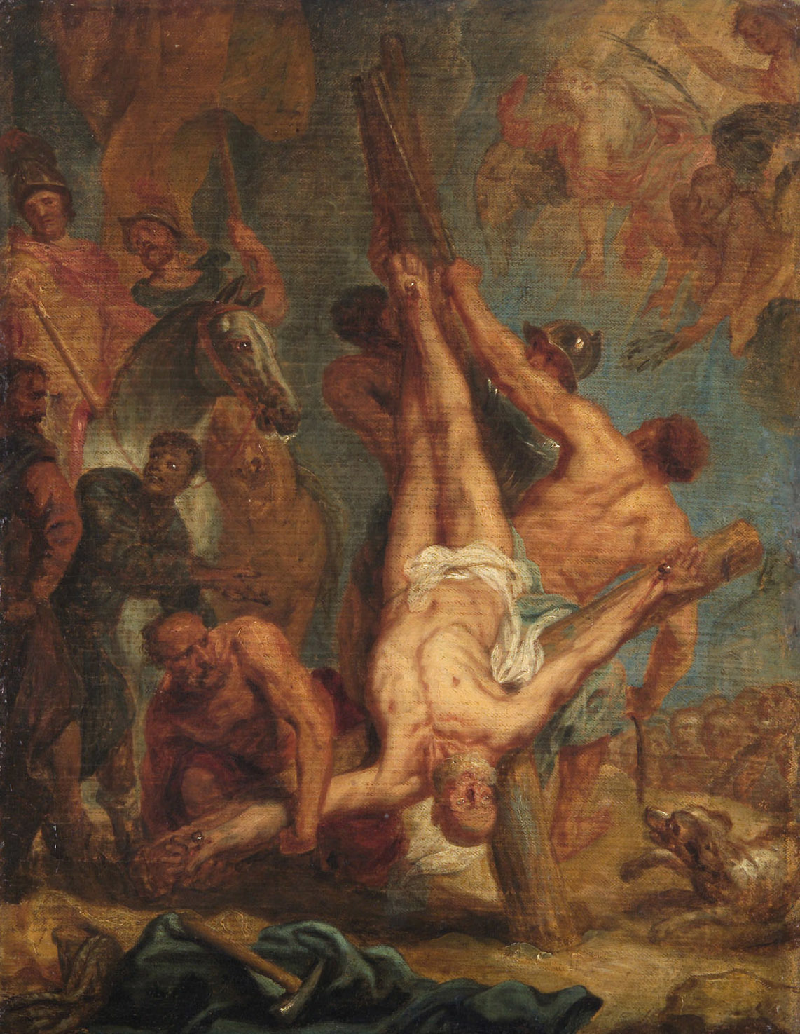 Pieter Thijs, The Crucifixion of Saint Peter