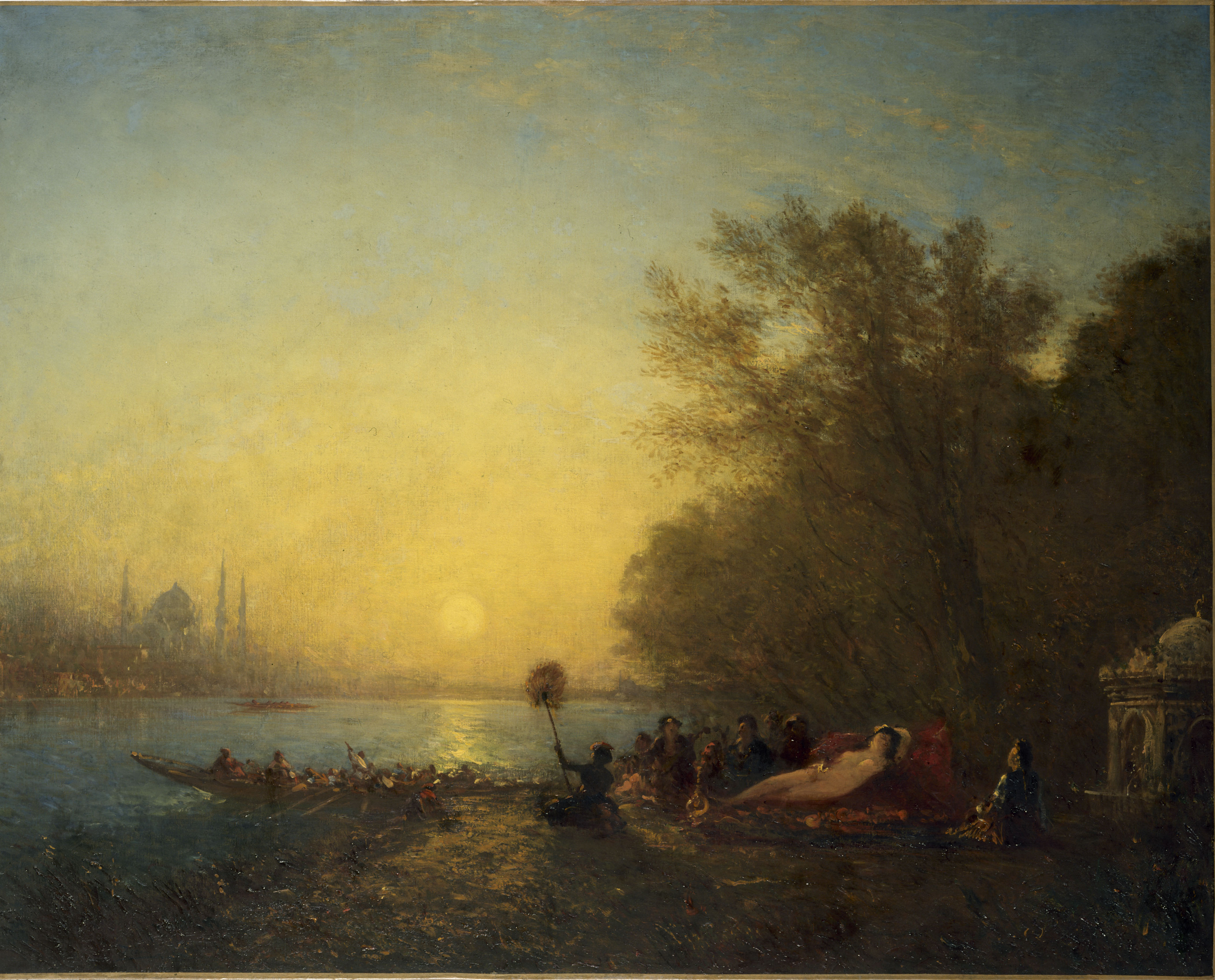 Félix Ziem, Constantinople, le repos de la sultane