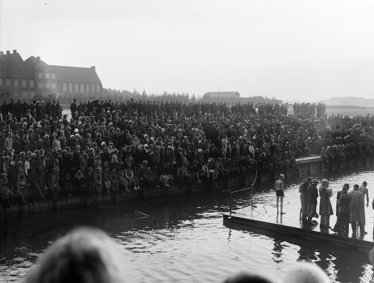 Paul Sandberg, Swimming Competition, Fyrisbadet, Uppsala 1933