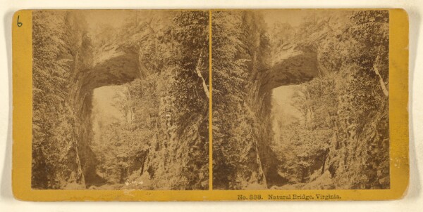 Benjamin West Kilburn, Natural Bridge, Virginia.