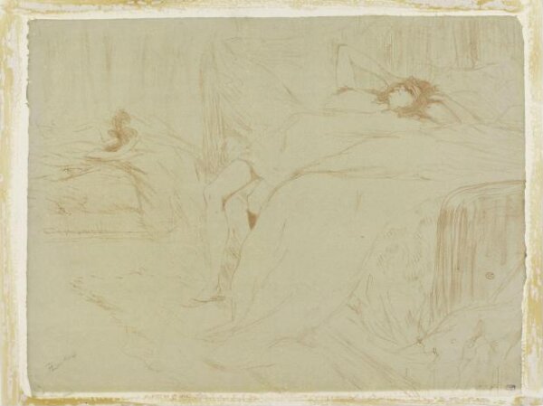 Henri de Toulouse-Lautrec, Femme sur le dos - Lassitude
