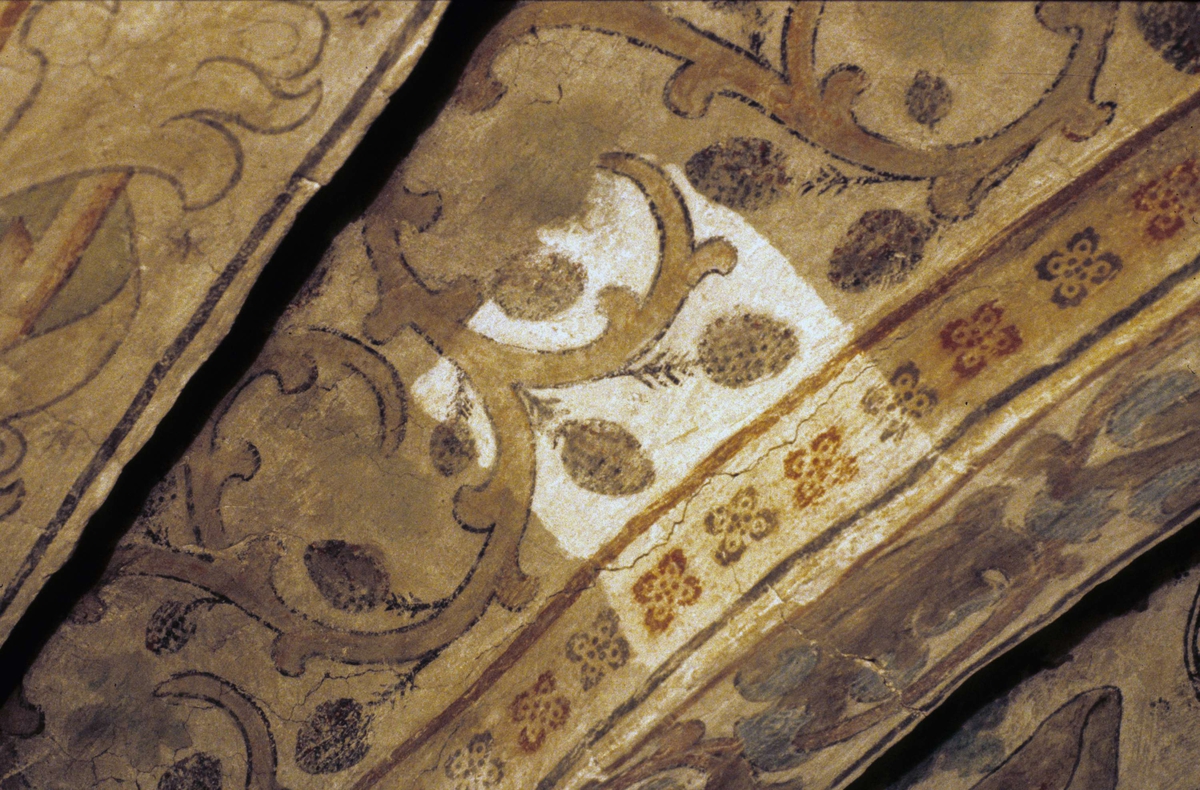 Rune Hammarling, Lime painting in Viksta Church, Viksta parish, Uppland 1986