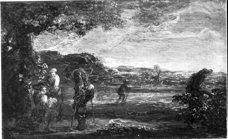 Salvator Rosa, Bucht bei bewegter See