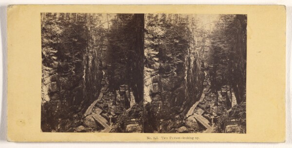 John P. Soule, The Flume - looking up.