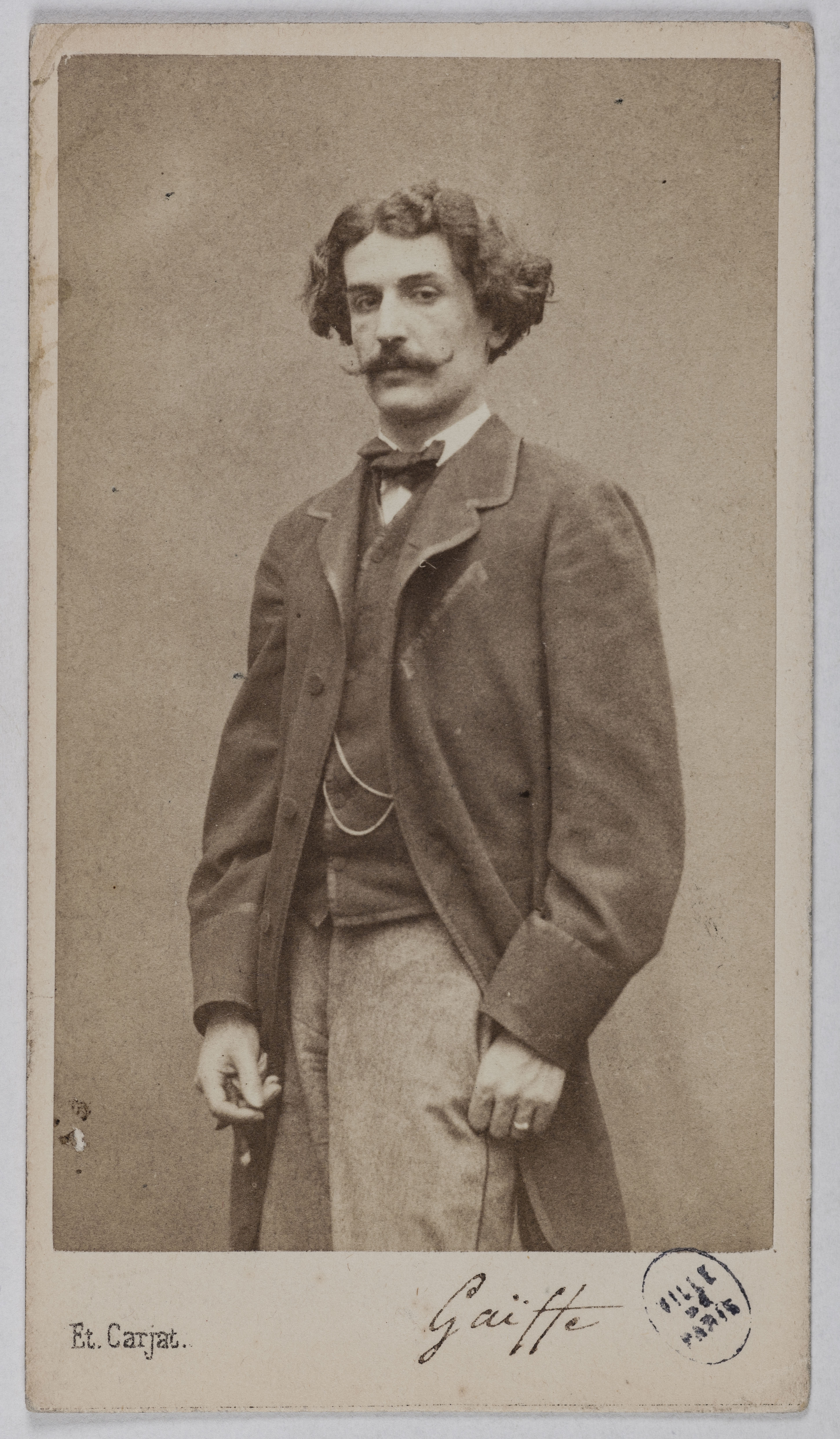 Carjat & Cie, Portrait d'Adolphe Gaiffe (électricien)