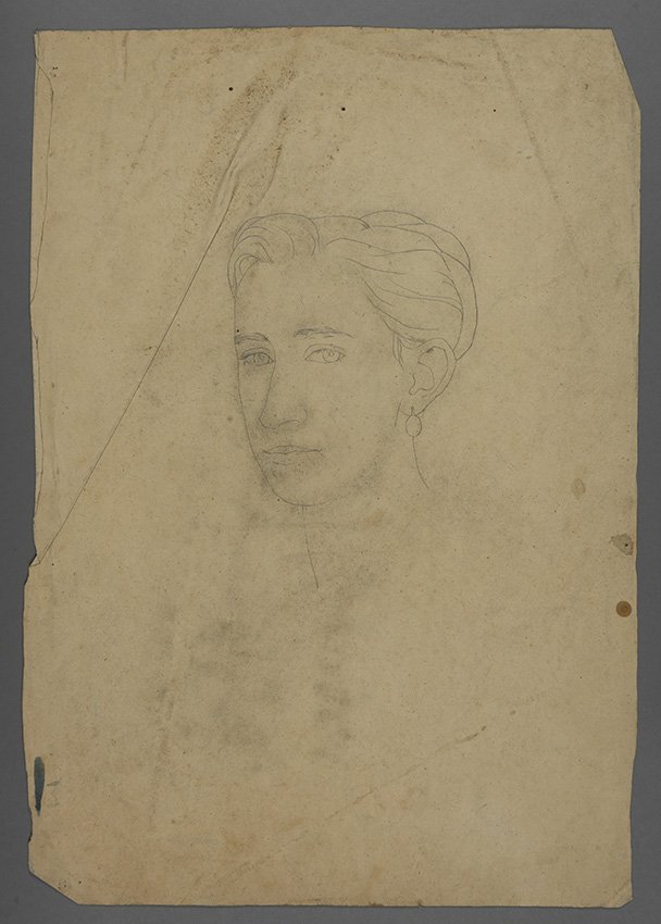 Karl Hagemeister, Porträt einer jungen Frau, wohl 1873