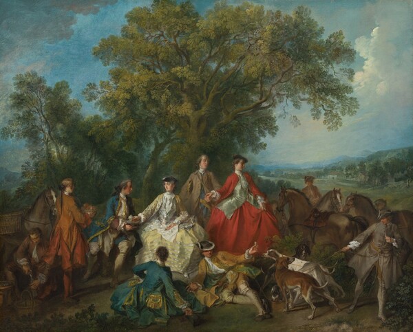 Nicolas Lancret, Picnic after the Hunt