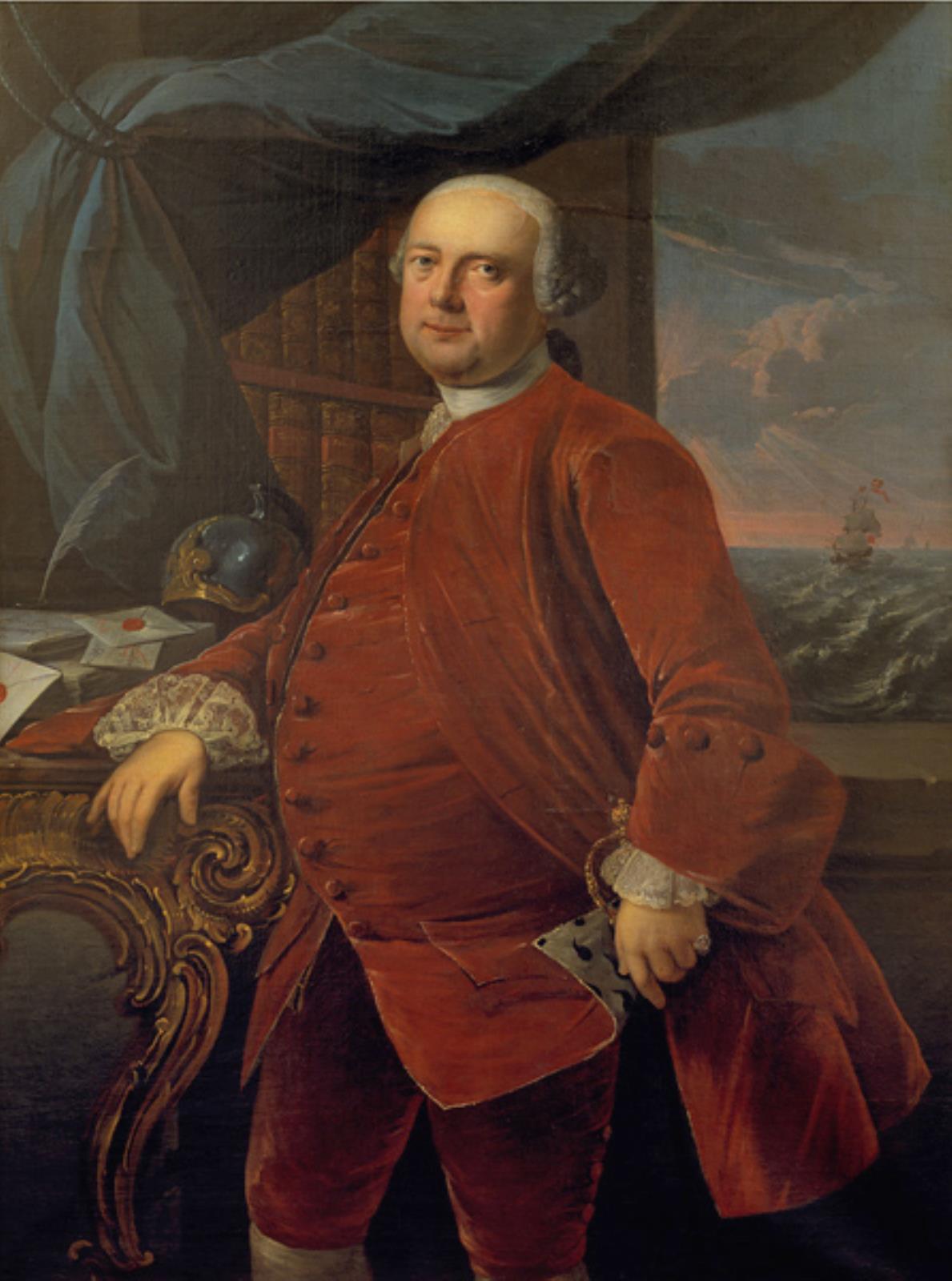 Jens Juel, Postmester Frederik Carl Harboe (?)