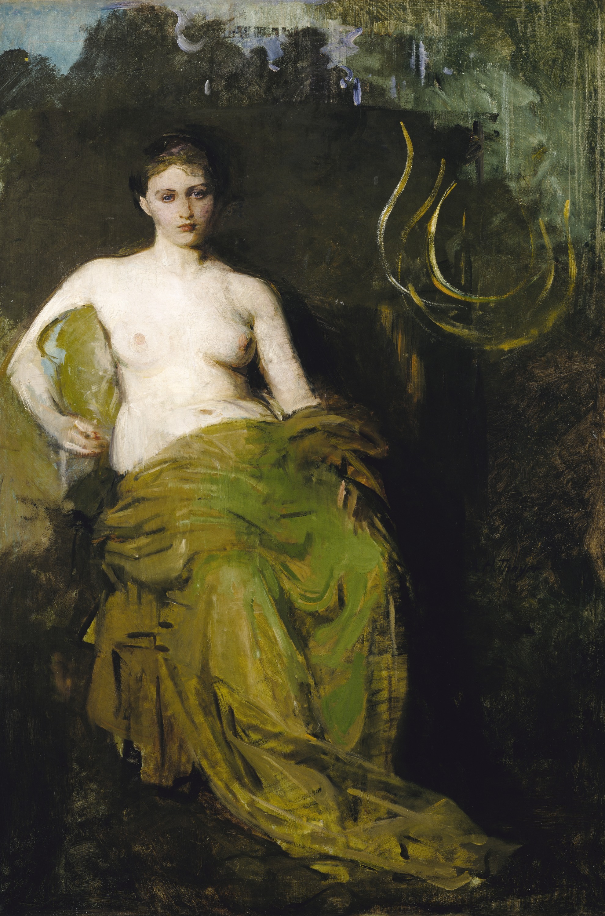 Abbott Handerson Thayer, Half Draped Figure