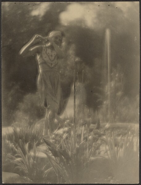 Louis Fleckenstein, [Dancer in Garden]