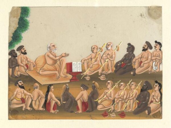 Unknown, One of eleven paintings depicting schools.