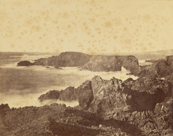 Carleton Watkins, [View of the Mendocino Coast] / [Coast View Off Mendocino]