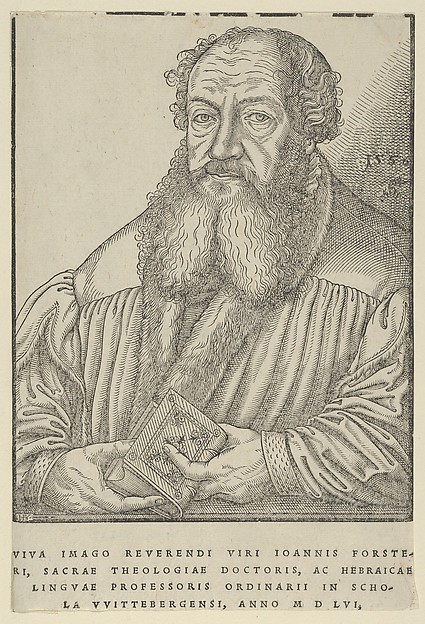 Lucas Cranach the Younger, Johann Forster