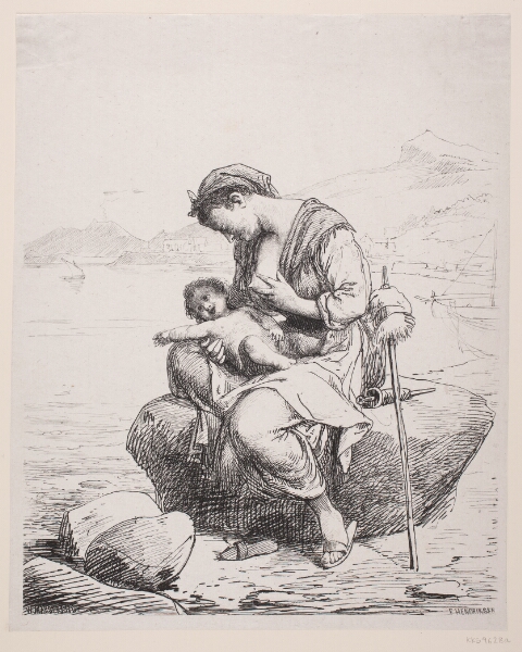 F. Hendriksen, En ung Moder