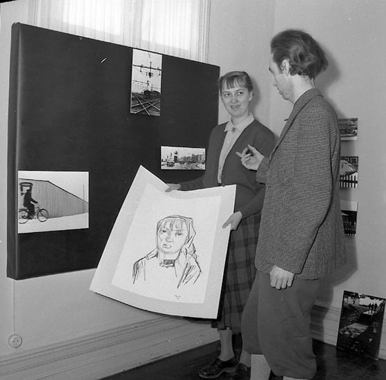 Arne Andersson, Enligt notering: "Bildutställning Juni 1954".