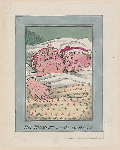 Thomas Rowlandson, The Trumpet and the Bassoon