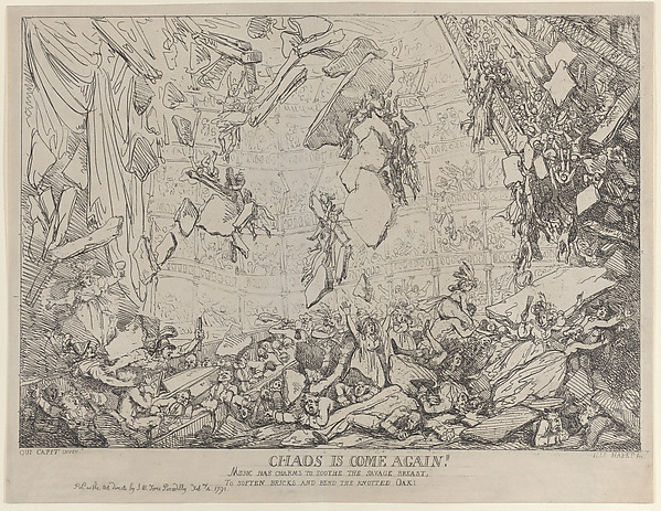 Thomas Rowlandson, Chaos is Come Again!