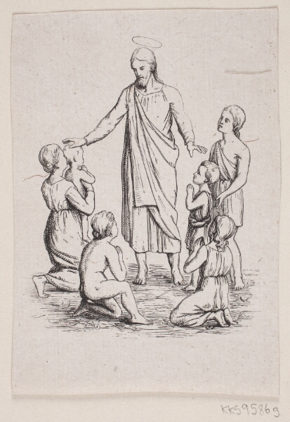 F. Hendriksen, Kristus og de små børn