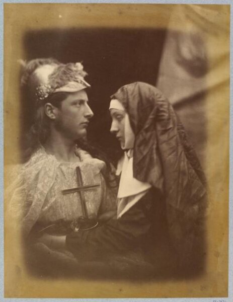 Cameron, Julia Margaret, Sir Galahad and the Pale Nun