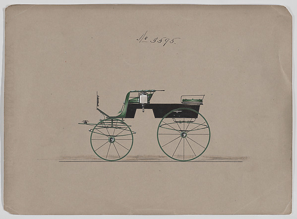 Brewster & Co., Design for T-Cart, no. 3595