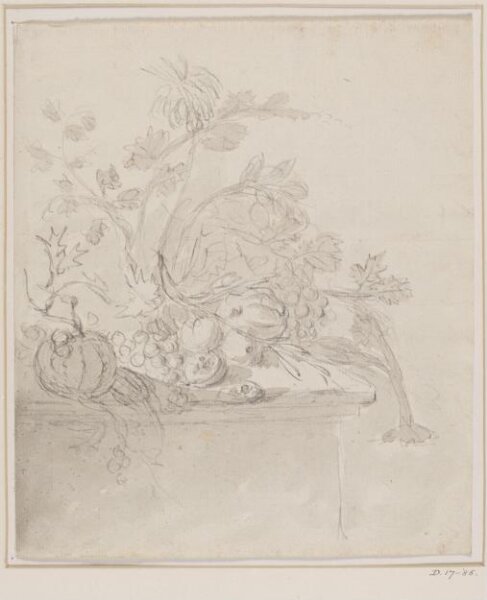 Unknown, Still-life with Fruit and Flowers