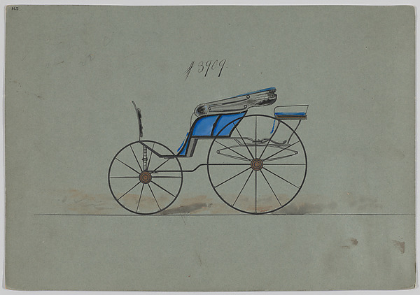 Brewster & Co., Design for Pony Phaeton, no. 3909