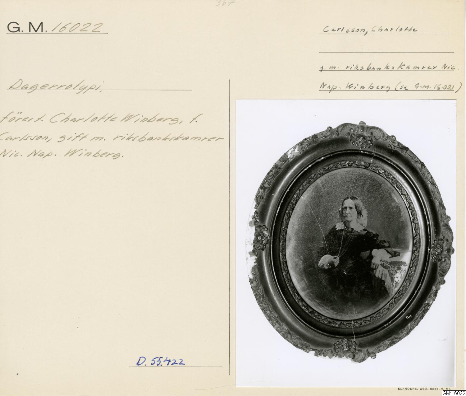 M. Unna, bilder, tavla, ambrotypi, fotografi