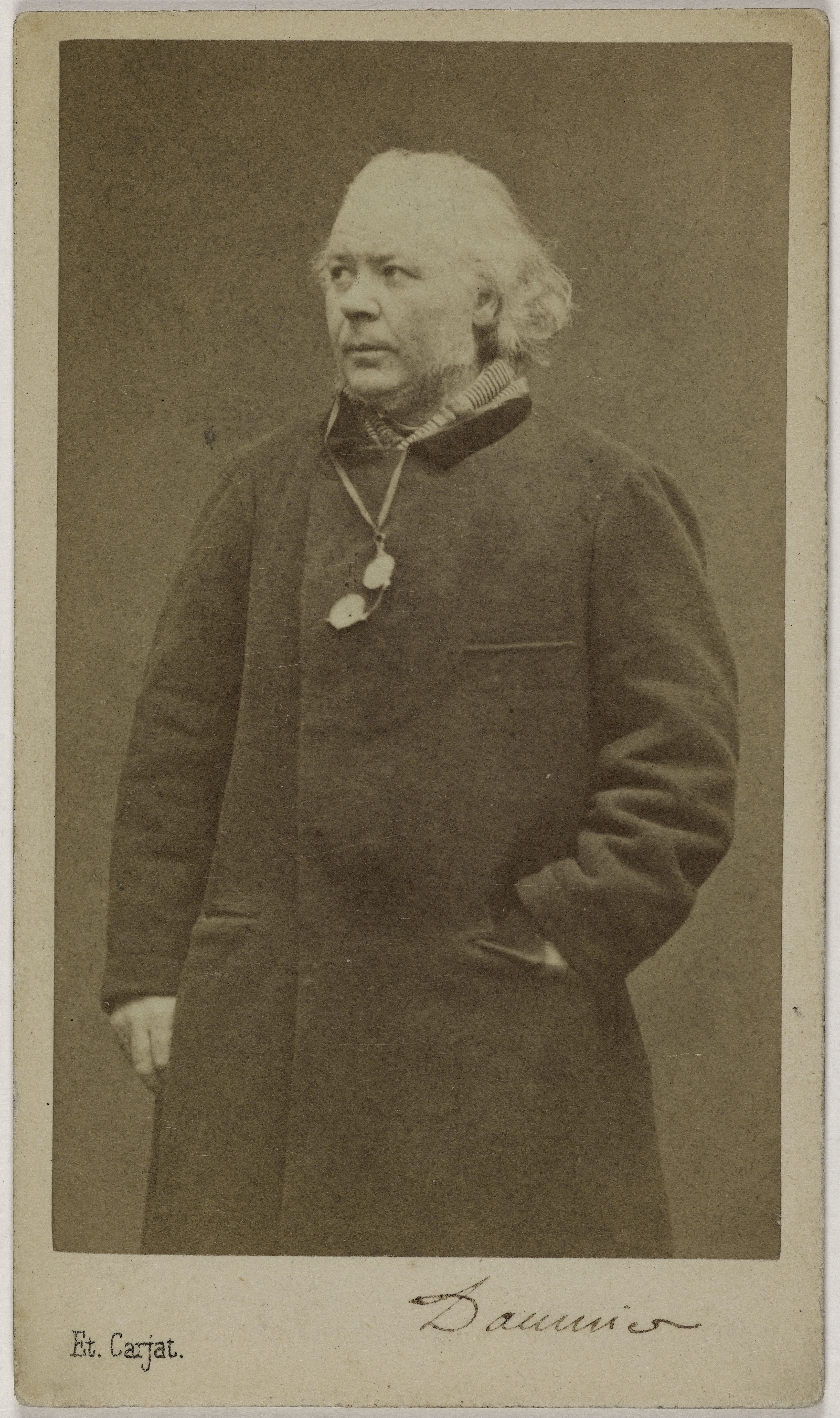 Carjat & Cie, Portrait d'Honoré Daumier (1808-1879), (peintre, dessinateur, sculpteur)