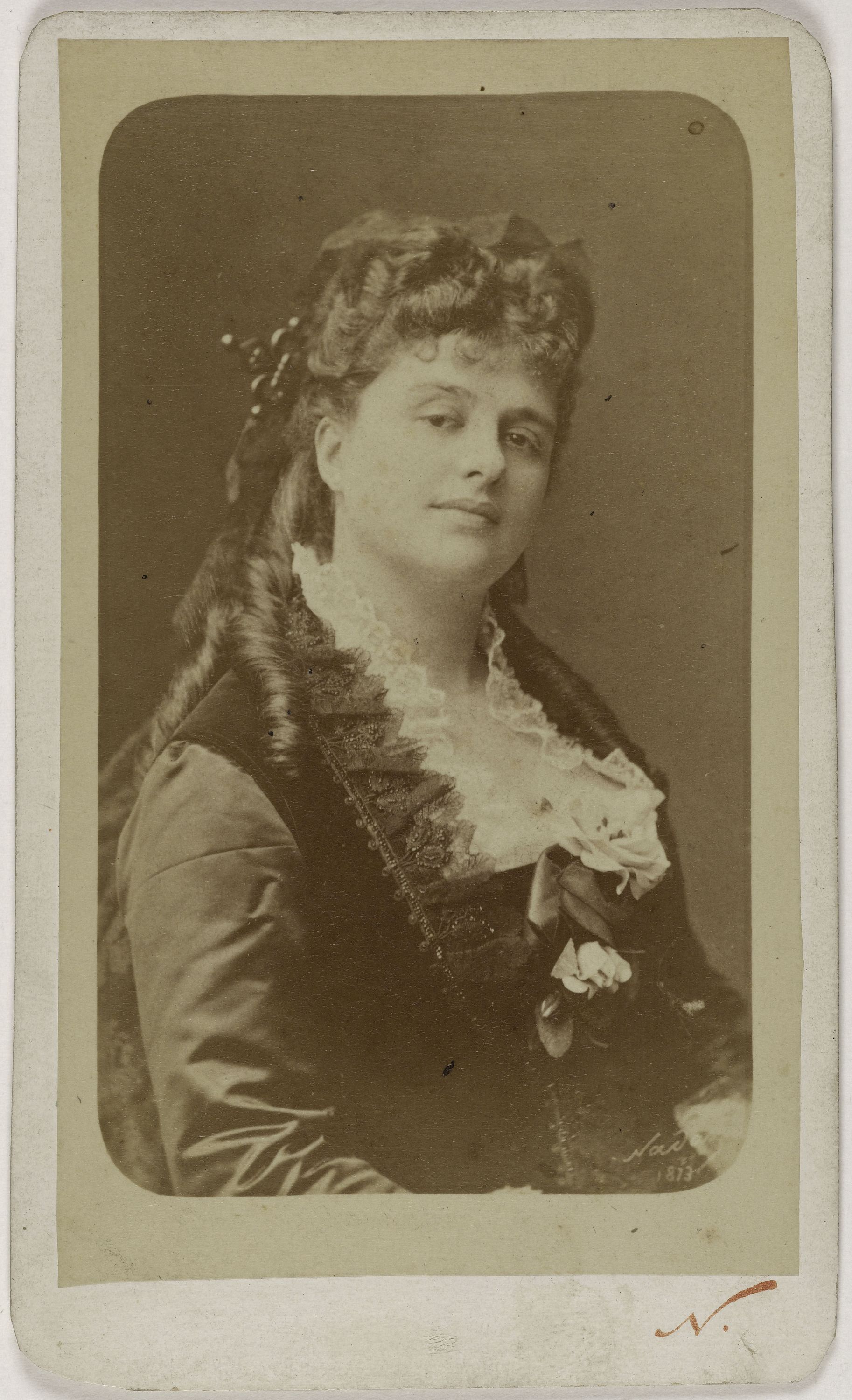 Atelier Nadar, Portrait de Sophie Croizette (épouse du banquier américain Jacques Stern) (1847-1901), (actrice à la Comédie française)