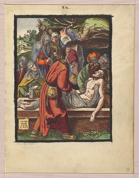 Albrecht Dürer, Deposition, from "The Small Woodcut Passion"