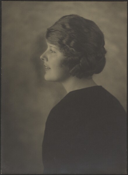 Louis Fleckenstein, [Portrait of a Woman from the Side]