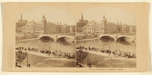 London Stereoscopic and Photographic Company, Le Palais de Justice, a Paris.