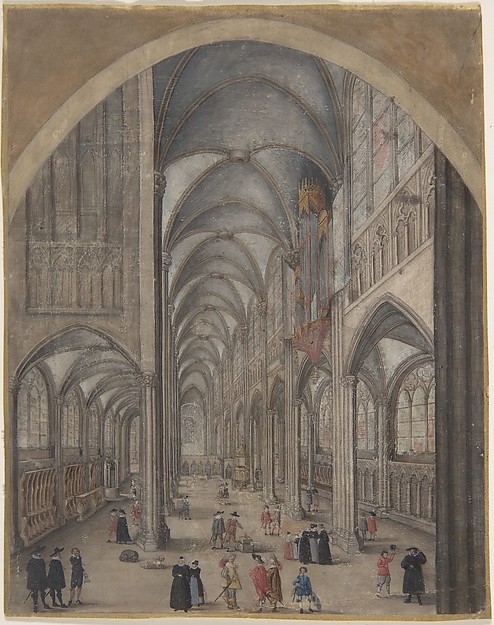 Jacob van der Heyden, Interior of Strasbourg Cathedral