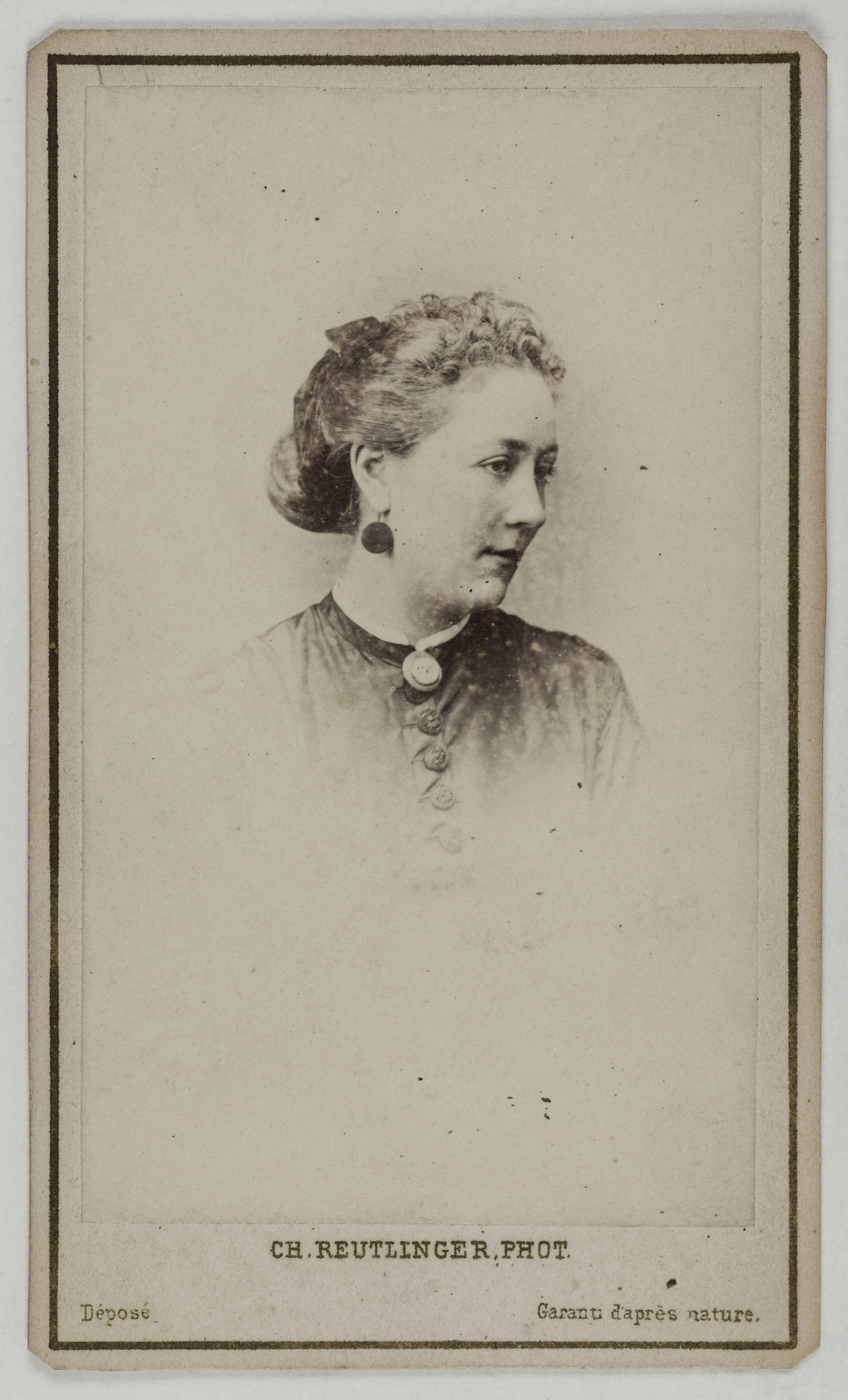Charles Reutlinger, Portrait de Deschamps Rose, (née Céleste Rose Beauregard), (1845-?), (actrice)