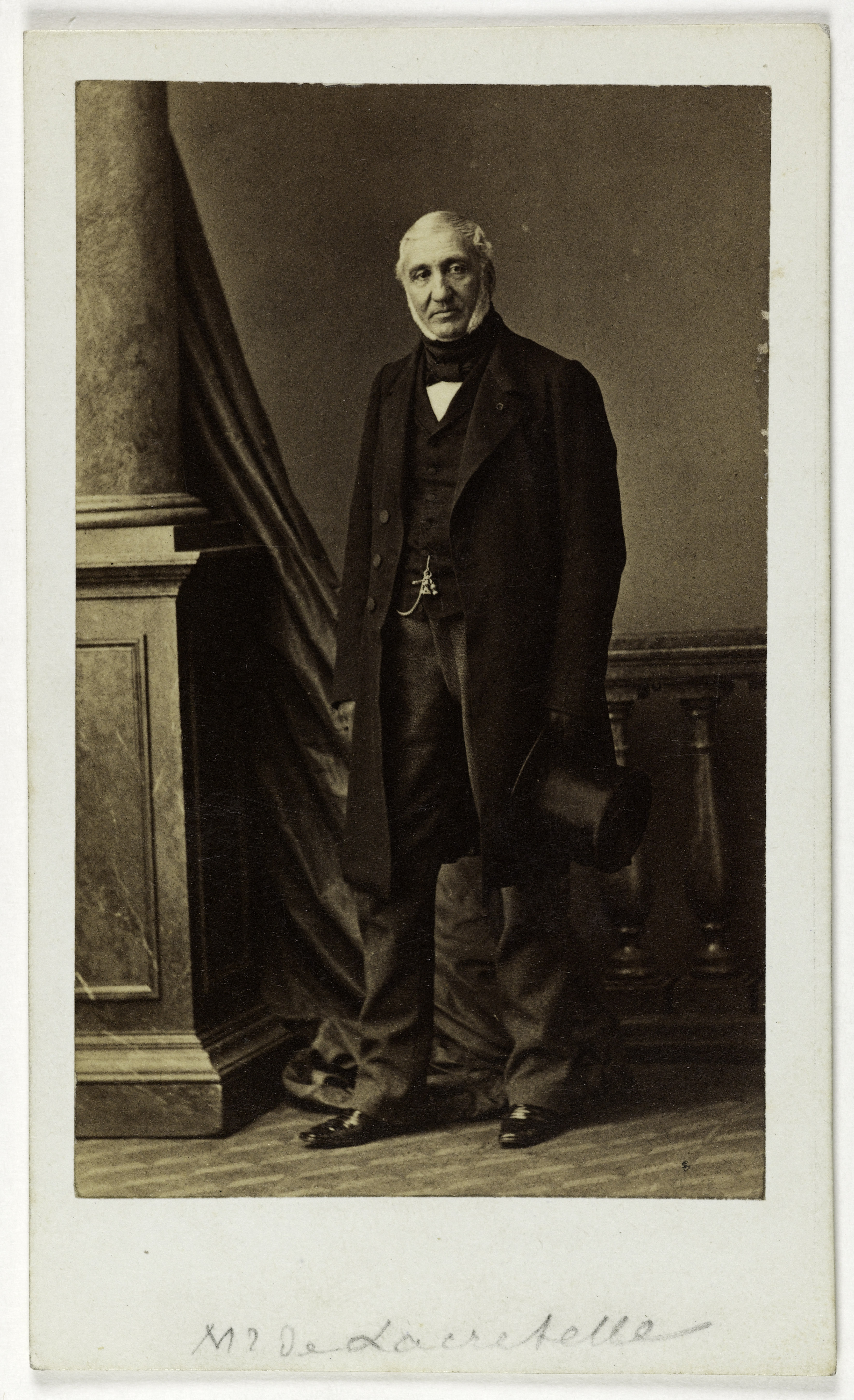 Disderi & Cie, Portrait de Pierre-Henri de Lacretelle (1815-1899), (littérateur, homme politique)